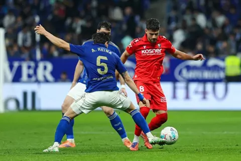 هيثم حسن يشارك في تعادل ريال أوفييدو مع أوساسونا بالدوري الإسباني